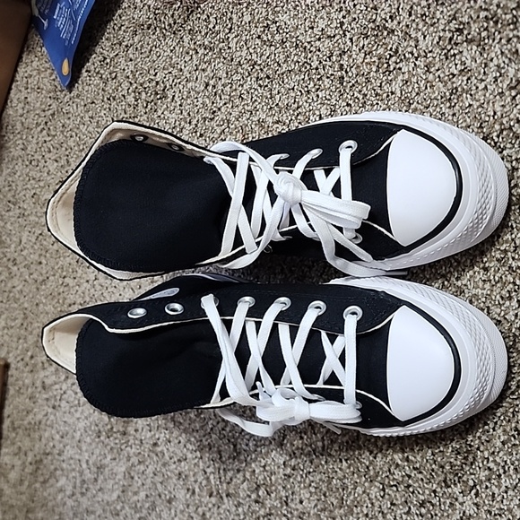 Converse Black Platform Sneakers - Picture 2 of 6